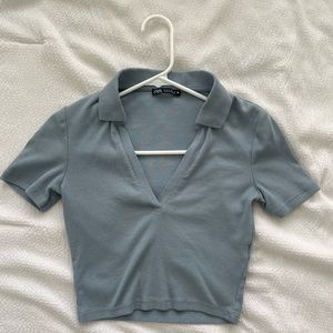 ZARA - collared short sleeve